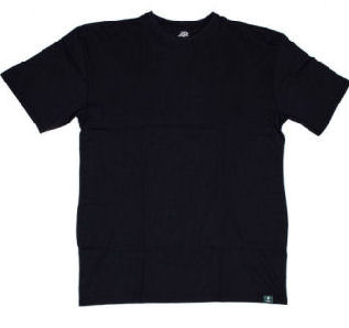 Big Size Black  T‑Shirts for Big Men - Flat