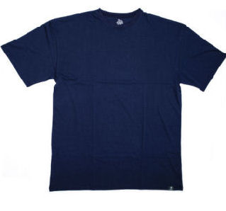 Big Size  Navy Blue T‑Shirts for Big Men - Flat