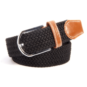 Big Size Leather and Spandex Belt for Big Men